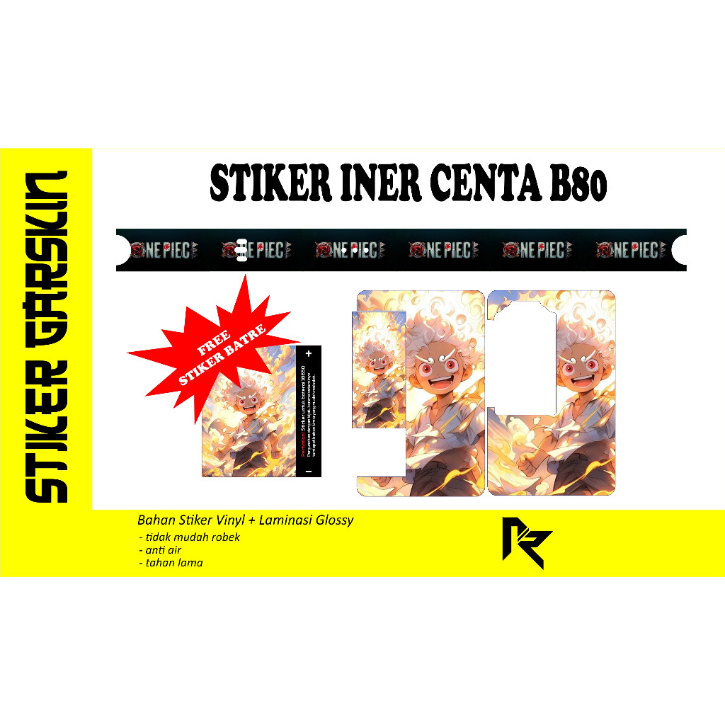 

*2Piece* Stiker Centa B80 O Garskin Stiker Casing Custom Bebas Dan Bayar Ditempat