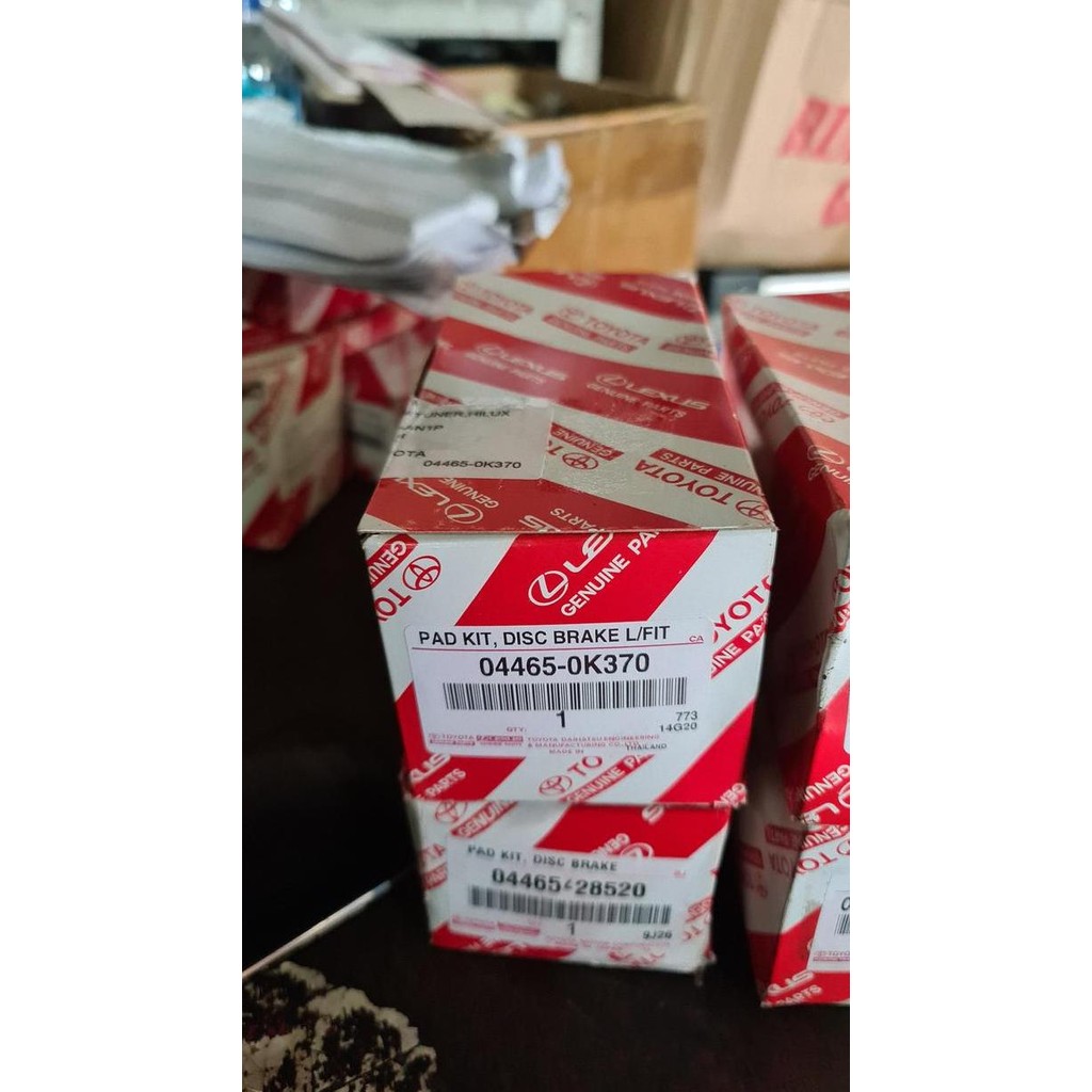 Kampas Rem Depan Fortuner VRZ SRZ 04465-0K370
