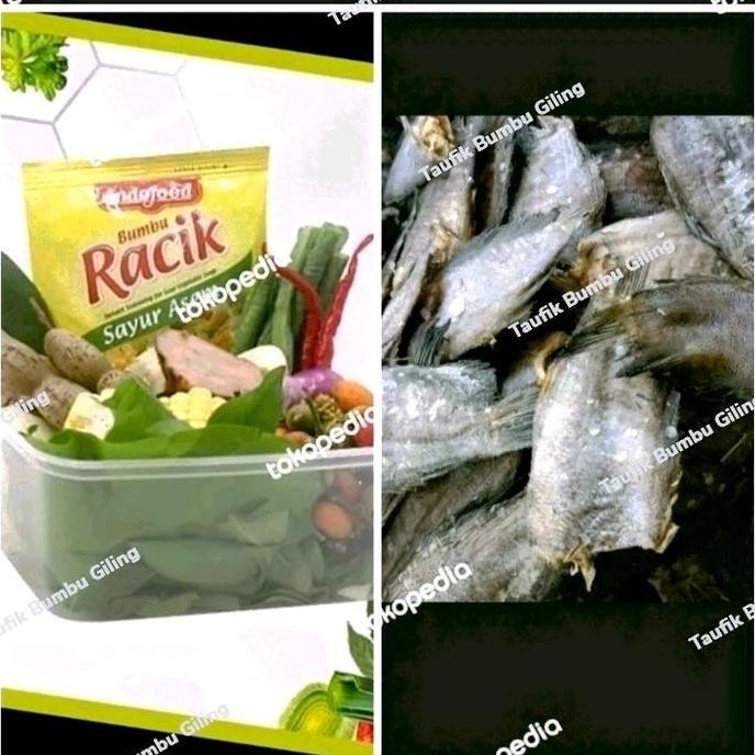 

paket sayur asem ikan asin sepat