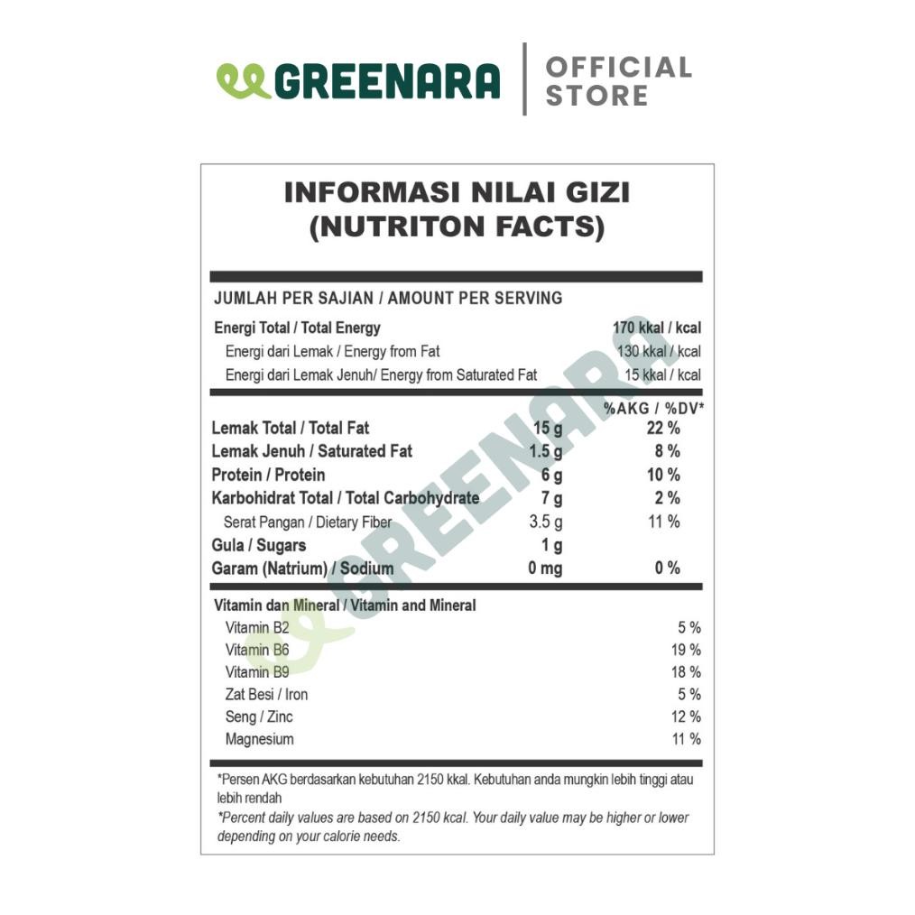 

Kuke Greenara Natural Lightly Salted Roasted Sunflower Seed 1Kg / Kuaci Kupas Panggang Asin H-4