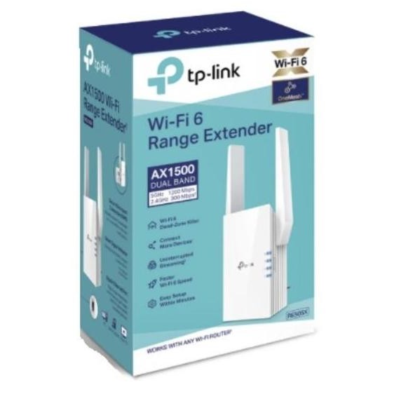 

TP-LINK RE505X AX1500 Wi-Fi Range Extender or Access Point w/Gigabit port, Support ONEMESH