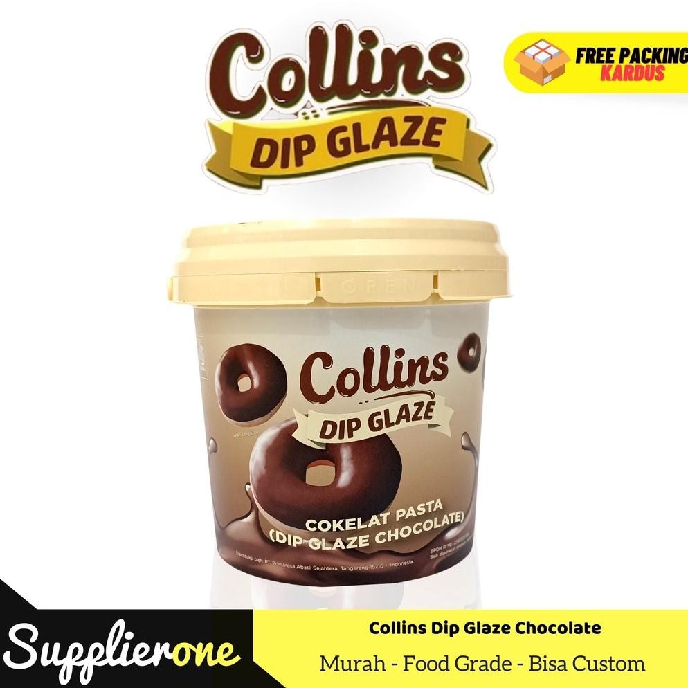 

Salt Collins Dip Glaze 1 Kg / Collins Choco Crunchy / Collins Coklat / Collins Tiramisu / Collins Strawberry / Collins Taro / Collins White 1 Kg Pl30