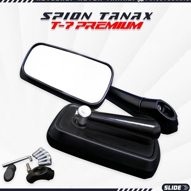 HARGA DISC - Spion TANAX Model H2C Rizoma Sporty Kotak FULL CNC Universal Motor