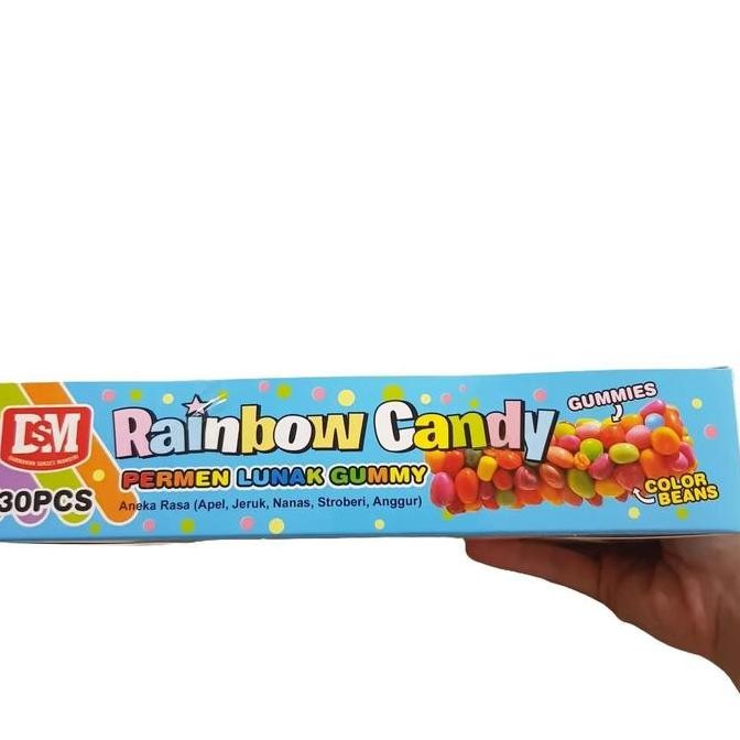 

Permen Pelangi Rainbow Candy Aneka Rasa Buah Viral Food Snack Cemilan Makanan