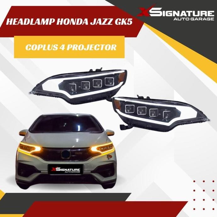 HEADLAMP COPLUS 4 PROJECTOR HONDA JAZZ GK5