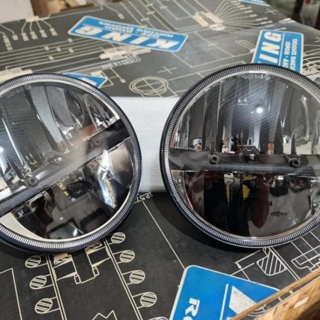 LAMPU HEADLAMP 7INCH BULAT LAMPU LED UTAMA MODEL TRUKLITE MOBIL JEEP