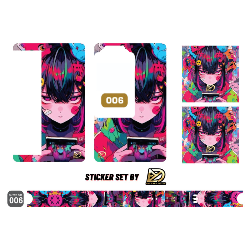

*2Piece* Namikami Kertas Label B80 Anti Air Stiker Fs 06 Garskin Stiker Casing Custom Bebas Dan Bayar Ditempat