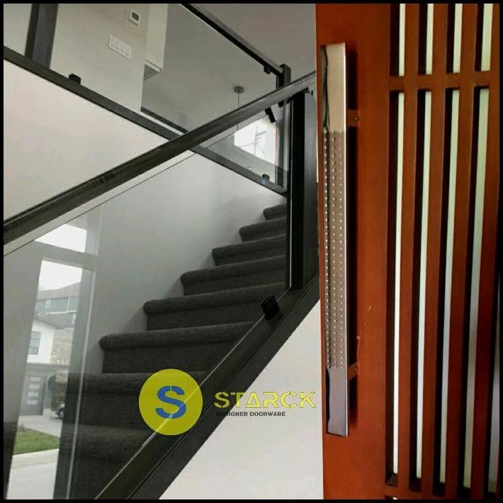 Pull handle stainless 304 starck tarikan pintu kayu 718 ulir 60cm