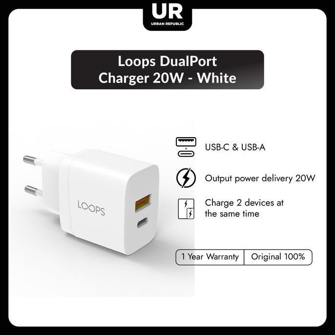 Loops Dualport Charger 20W