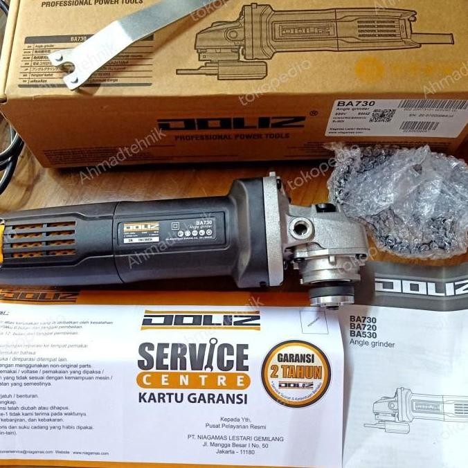 mesin gerinda tangan doliz ba730
