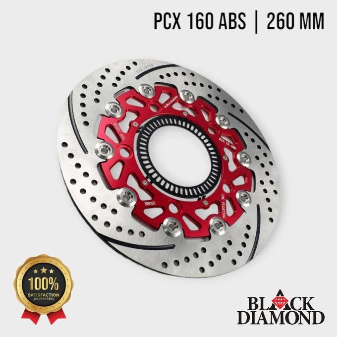 Black Diamond - Disc Brake 260 for PCX 160 ABS Piringan Cakram Depan Twotone dengan Sensor