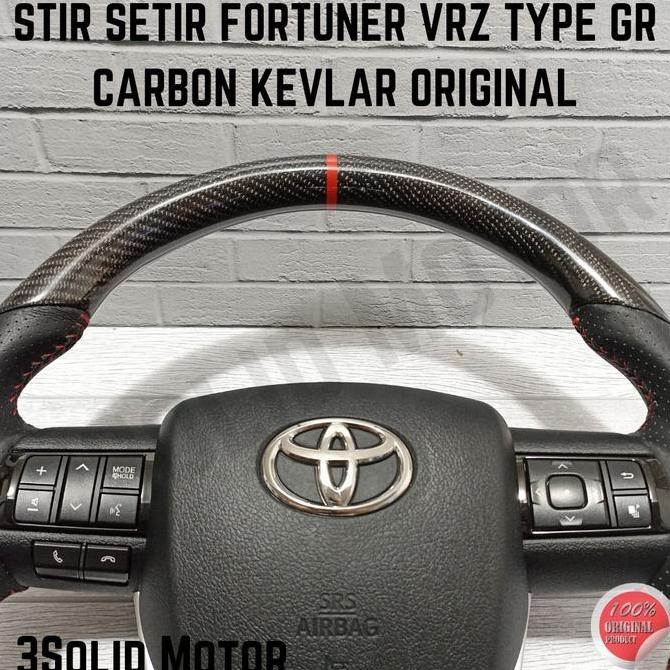 STIR SETIR FORTUNER VRZ TYPE GR CARBON KEVLAR ORINAL