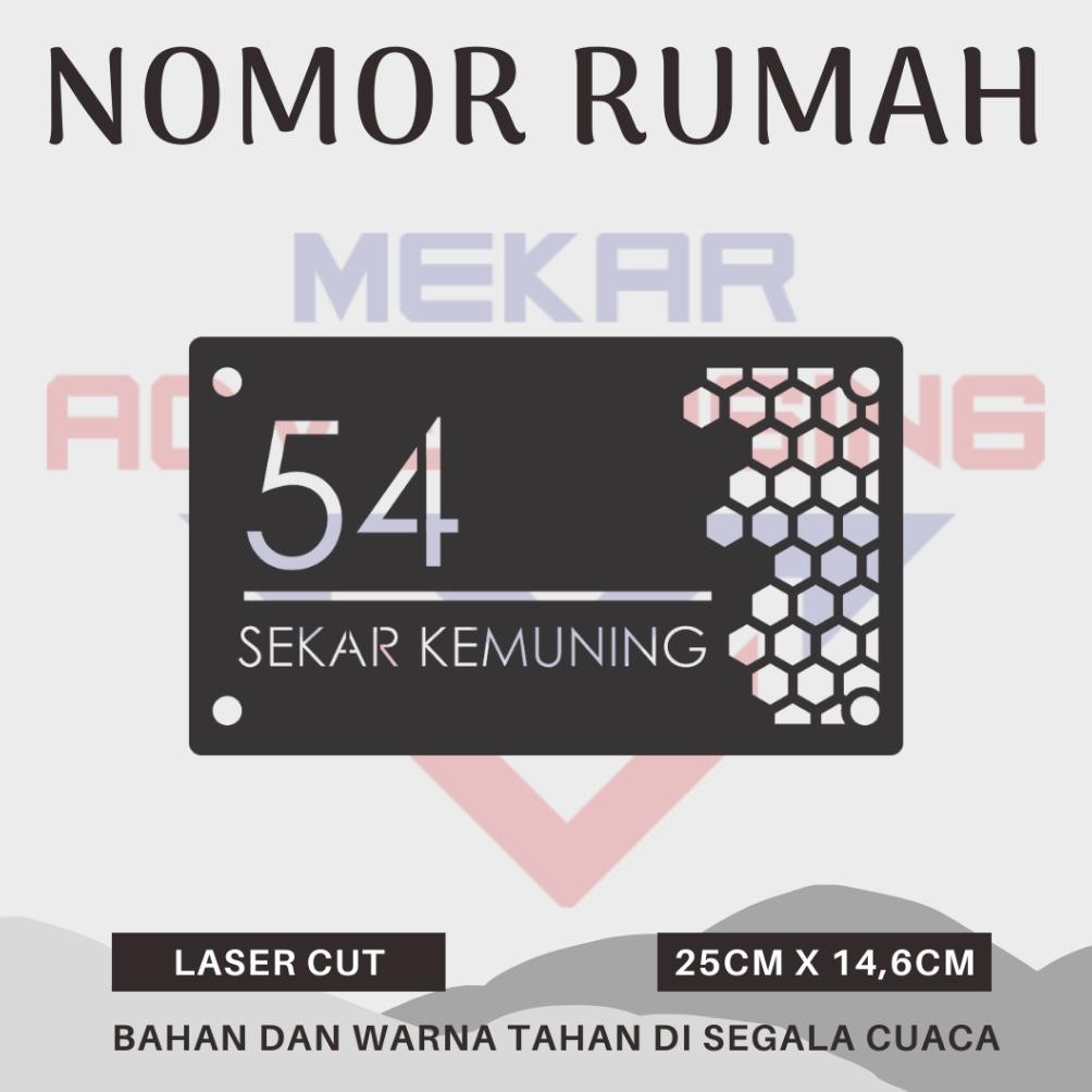 NOMOR RUMAH STAINLESS | NOMOR RUMAH STAINLESS MIRROR