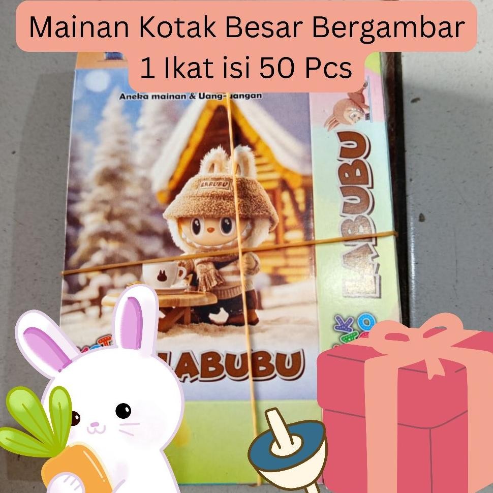 

Kotak Kado Kertas Fancy Besar 1 Ikat Isi 50Pcs