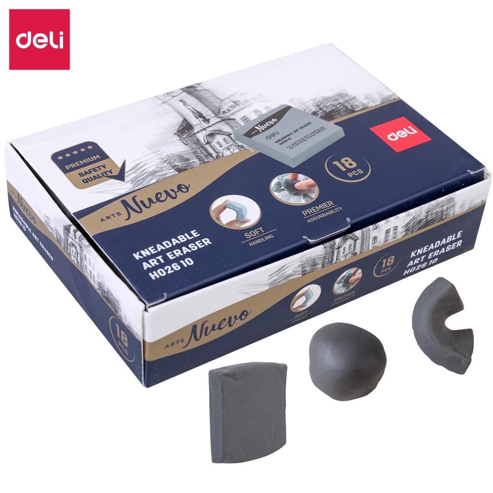 

Deli Penghapus Viral School Eraser / Penghapus Bersih Bisa Dibentuk Sesuai Keinginan 1 Box = 18 Pcs EH02610 DiM