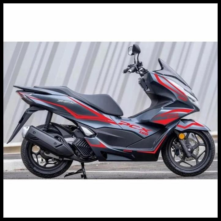 TERMURAH STICKER CUTTING STRIPING HONDA PCX 160 GREY 2021 SPORTY