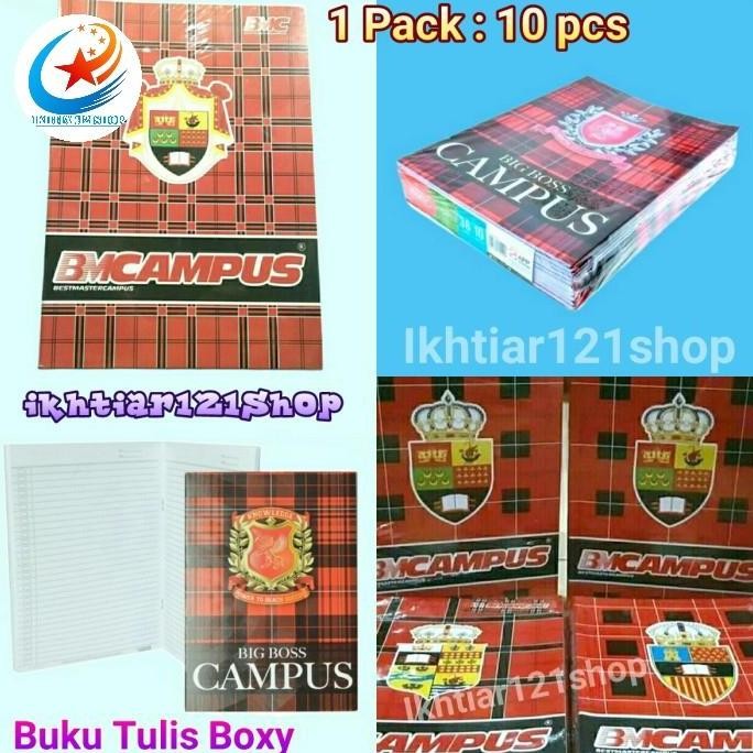 

Paket 1 Pack Buku Tulis BMC Campus Boxy isi 10 Pcs PS