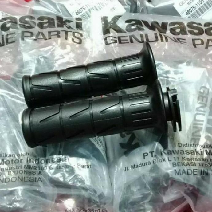 GRIP GAS SET KANAN KIRI KARET NINJA R SS RR KAZE - HANDGRIP MOTOR SPORTY