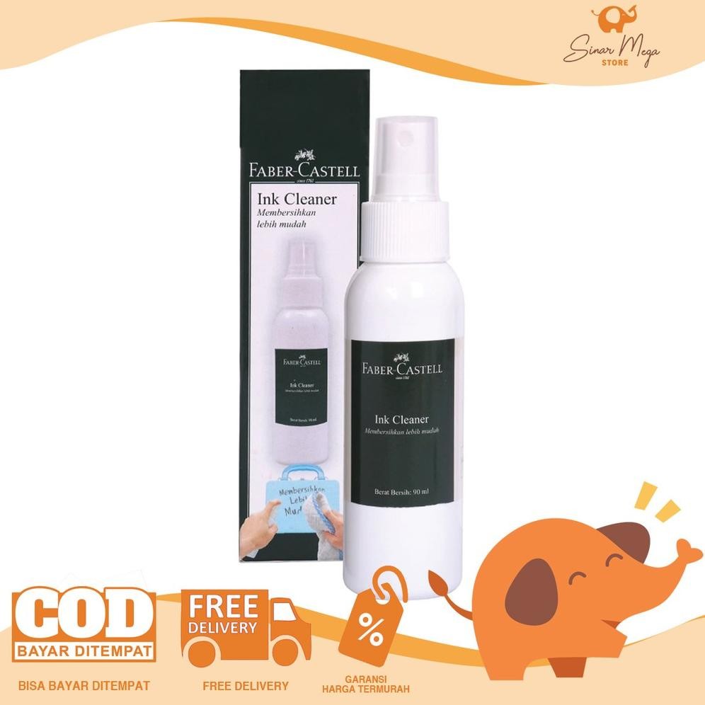 

Faber Castell Ink Cleaner 90 ml / Cairan Spray Semprotan Pembersih Tinta Murah Berkualitas DiM