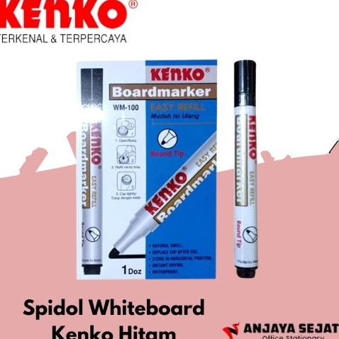 

Spidol Whiteboard Kenko Hitam | Spidol Papan Tulis | Spidol Hitam | Perlusin DiM