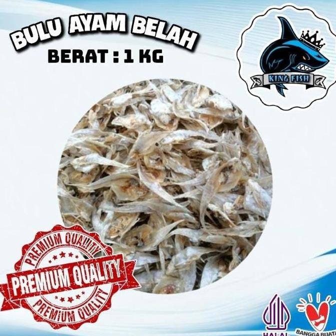 

1KG IKAN ASIN BULU AYAM BELAH SUPER MURAH BERKUALITAS