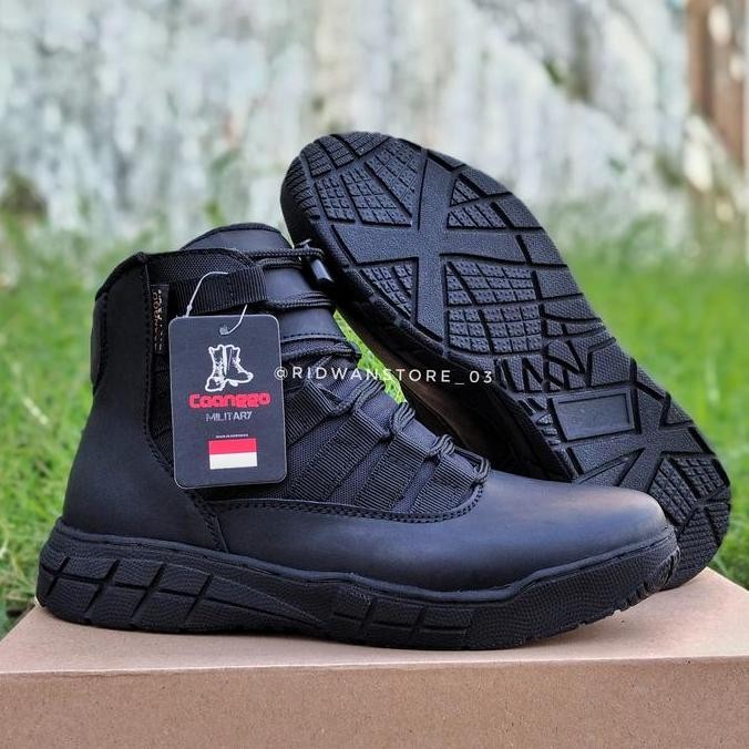 SEPATU TACTICAL BOOT ANKLE PENDEK NINJA HITAM DOFF OUTDOOR ADVENTURE