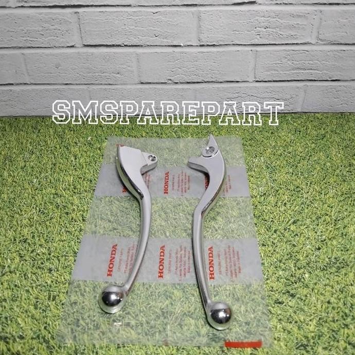 Set Handle Rem Kanan Kiri Scoopy Karbu & FI - Tuas Rem Variasi CNC Motor Honda