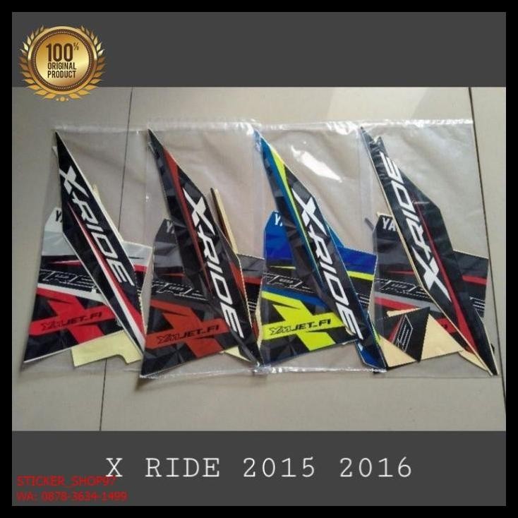 TERMURAH (ORI) STRIPING LIS BODY FULLSET MOTOR X RIDE 2016  KUALITAS ORIGINAL 