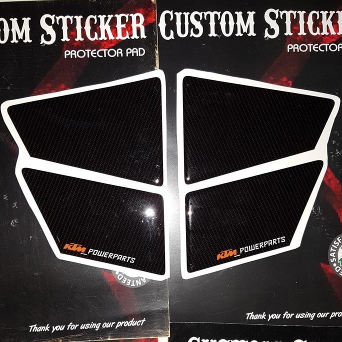 Tank Grip Side Pad Ktm Duke 200 250 390 Sebelum 2018 Carbon Promo
