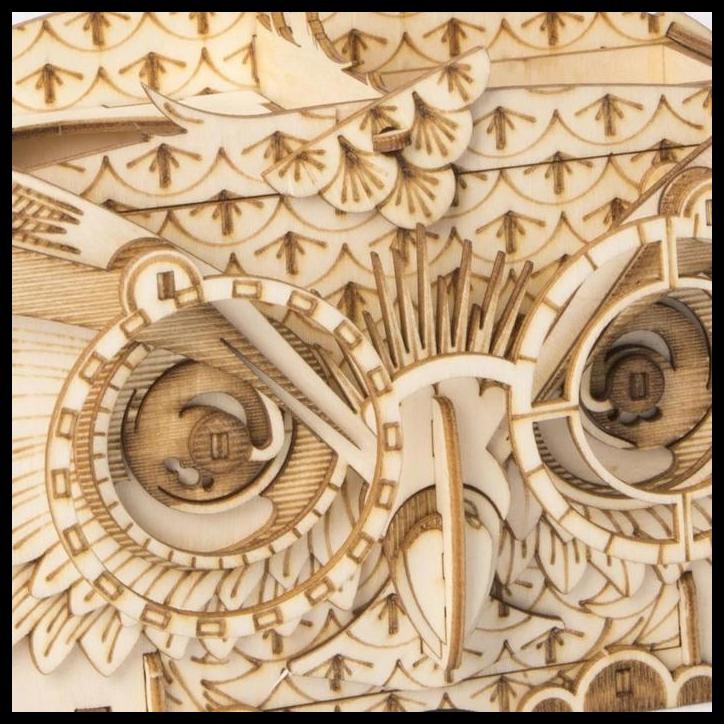 

TERMURAH TEMPAT PENSIL OWL STORAGE BOX 3D WOOD CRAFT PUZZLE KIT ROBOTIME ROLIFE !!!!!!