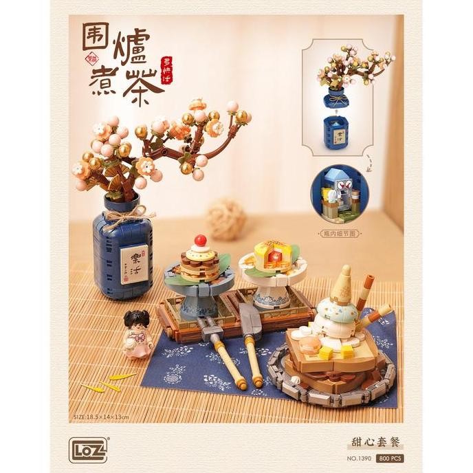 LOZ Chinese food - LOZ ideas - Mini brick - Puzzle Block Bricks - Mainan Edukasi Anak