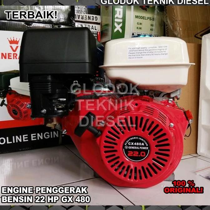 Mesin Penggerak Bensin Serba Guna 22 Hp Gx 480 Gasoline Engine Gx480