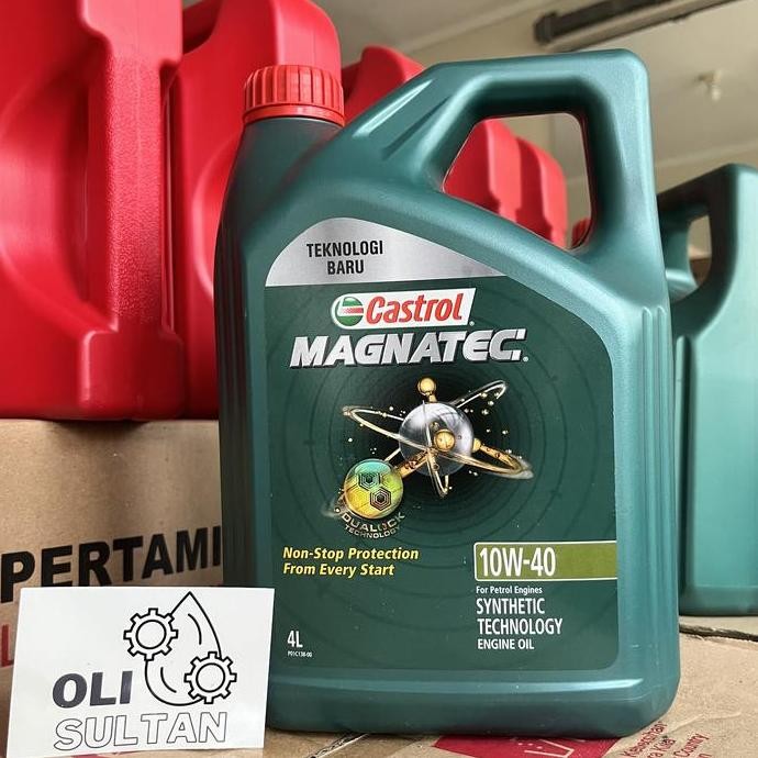 baru CASTROL MAGNATEC SAE 10W-40 4L | ORIGINAL ENGINE OIL | OLI MOBIL