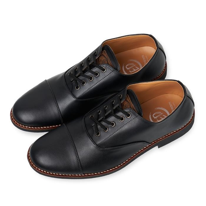 RS OXFORD BLACK | EIGHT DREAM | Sepatu Pantofel Pria