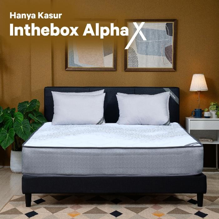[Free Bantal] Inthebox Alpha X - Kasur Springbed - Ukuran Kasur 90X200, 100X200, 120X200, 140X200, 1