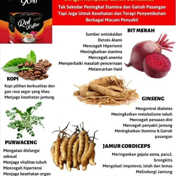 

Red Koffiee Original Sachet Kopi Merah Herbal