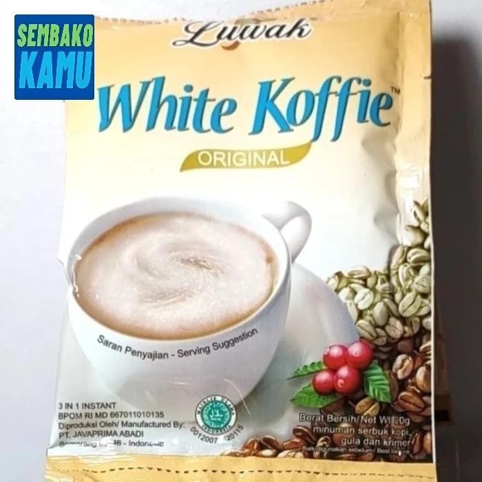 

Kopi Luwak White Coffee 1 Dus Karton Isi 200 Sachet