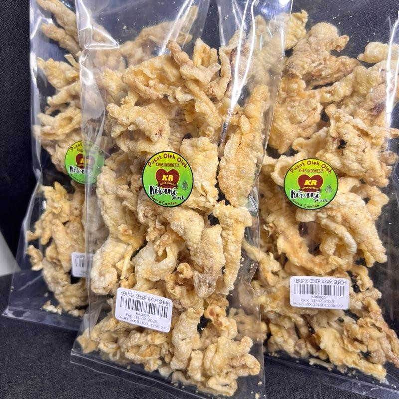 

RKM Keripik Ceker Ayam Tanpa Tulang Super Crispy Halal