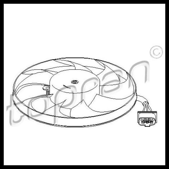 GRATIS ONGKIR RADIATOR FAN VW NEW BEETLE 111442/1J0959455R TOPRAN 