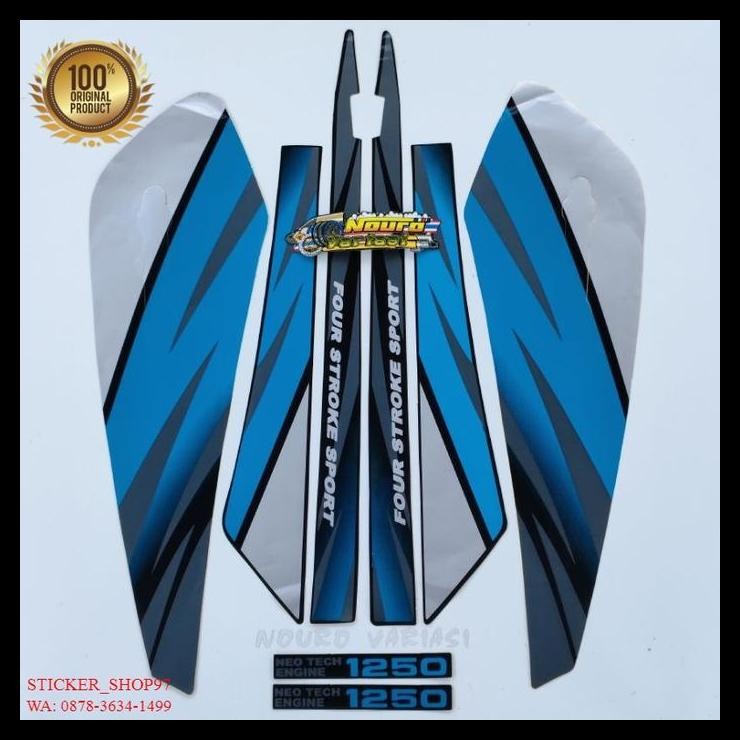 HOT DEAL (ORI) STRIPING HONDA GL MAX  1996 BIRU NEO TECH KUALITAS ORIGINAL 
