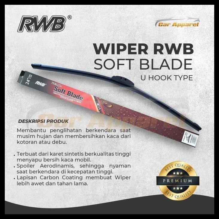 HOT DEAL WIPER RWB SOFT CRV TURBO 2017-2022 / WINDSHIELD CRV TURBO SOFT RWB 
