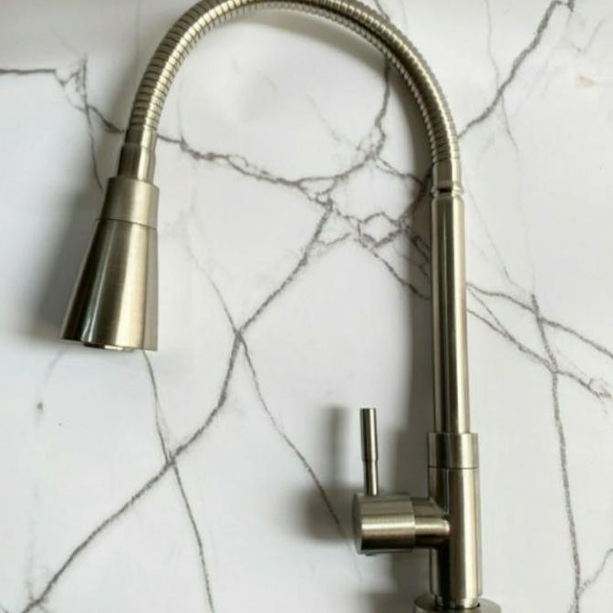 KERAN CUCI PIRING FLEKSIBEL MODEL TEROMPET/ KRAN SINK MODEL TOTO MURAH