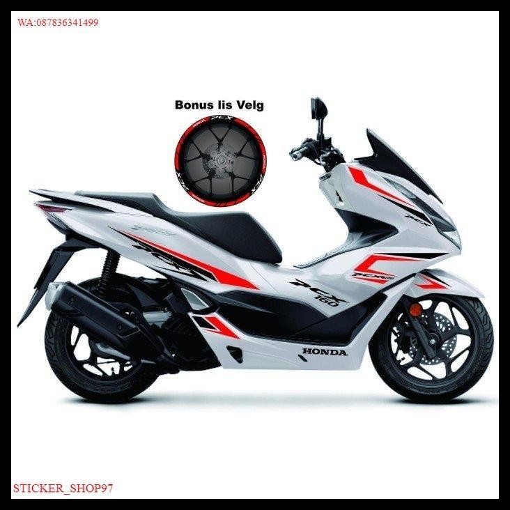 TERBARU STIKER LIS PCX/CUTTING STIKER PCX PUTIH 160 2022 !!!!!!