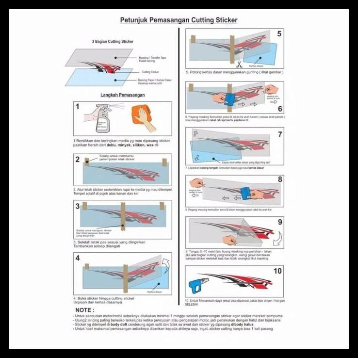 HOT DEAL STICKER CUTTING VELG PCX 160 WARNA TOSCA 