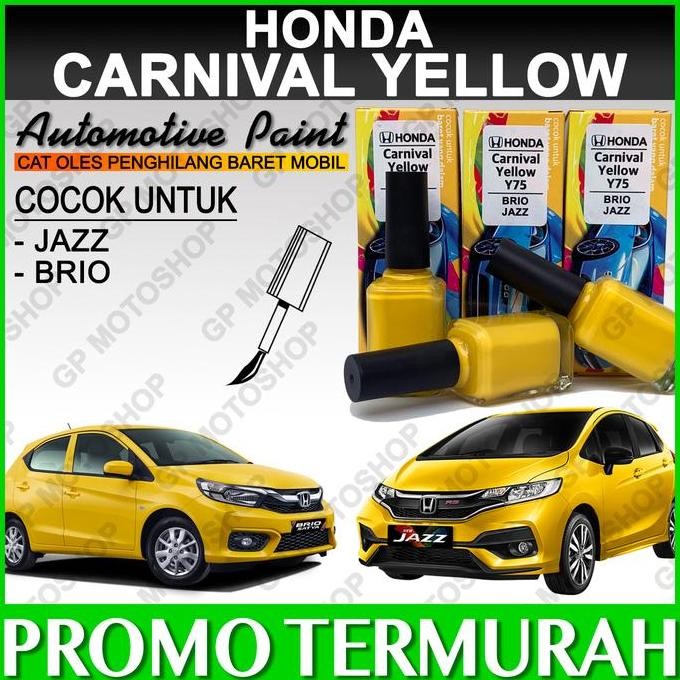Honda Carnival Yellow Cat Oles Penghilang Baret Mobil Jazz Brio Kuning