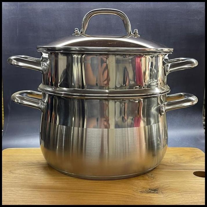 Panci Kukus Stainless 304 dua susun 24cm