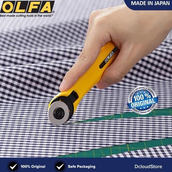 

Cutter Jahit Kain Kertas OLFA RTY-1/C Rotary Cutter