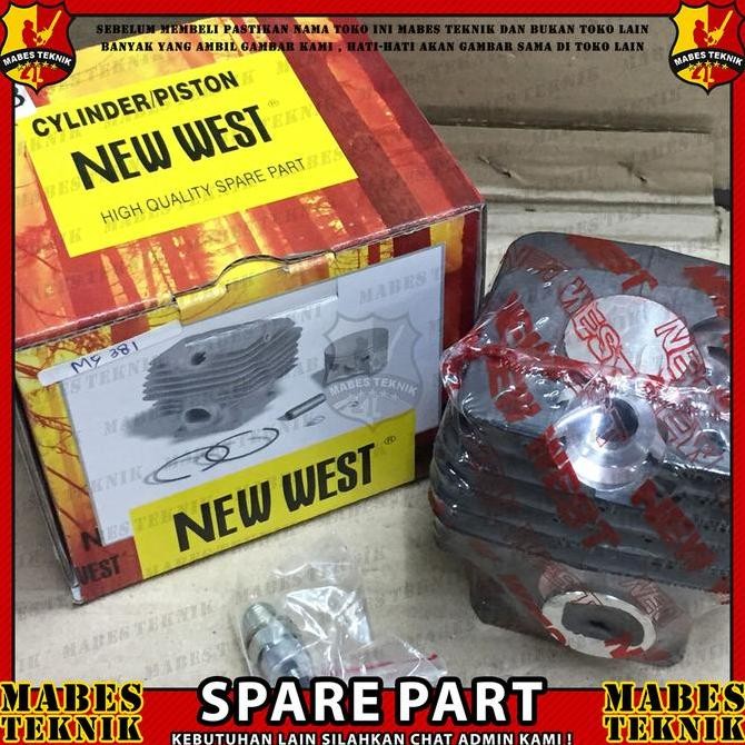 BLOK ASSY CYLINDER MS 381 NEWWEST / BLOK KOMPLIT CHAINSAW SENSO MS 381