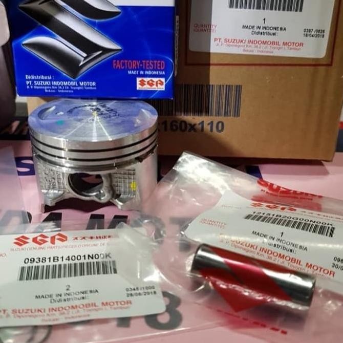 blok seher + piston + ring ori SGP sskywave dan skydrive