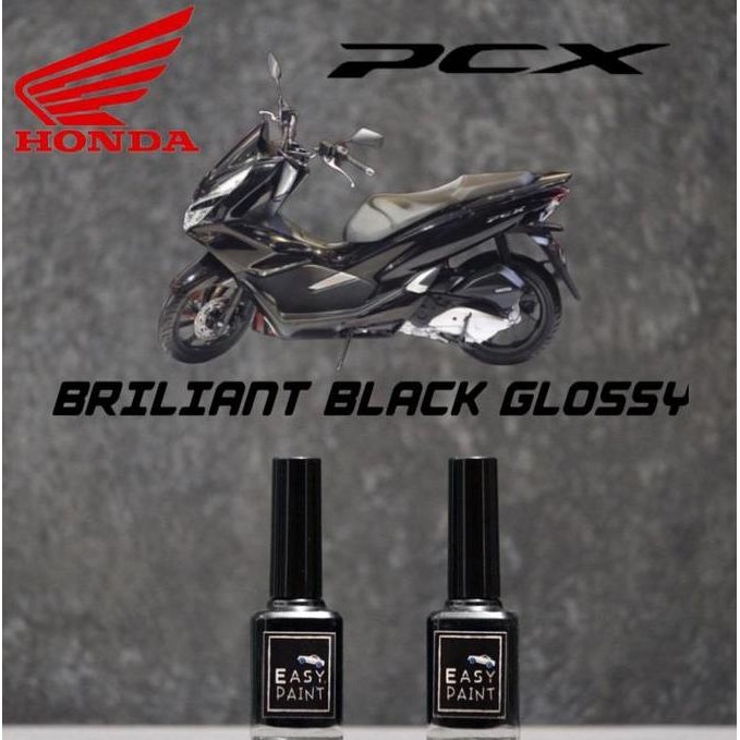 Cat Oles Motor Briliant Black Glossy Metalic Honda Pcx 160 Hitam Gloss